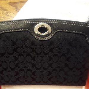 Coach wristlet and mini-skinny wallet